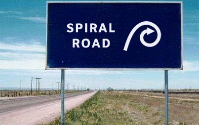 Spiral RoadSign