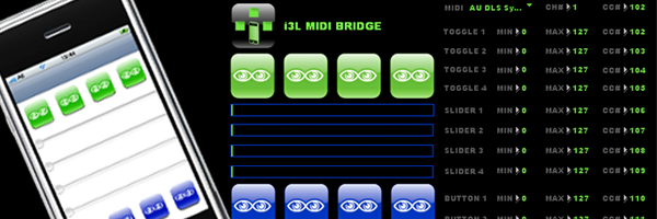 i3L MIDI BRIDGE for the iPhone