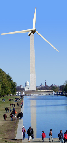 Washington Monument Wind Turbine
