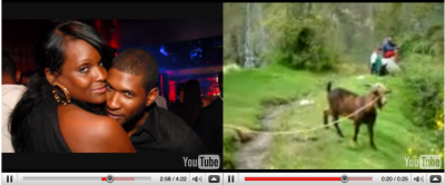 Usher vs Goat YouTube Doubler