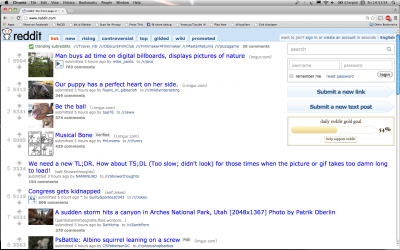 #1 on Reddit, July 24, 2015